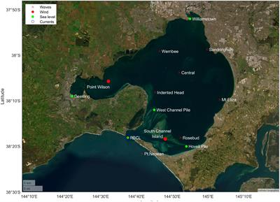 Non-linear surges and extreme wind-waves in Port Phillip Bay under existing and future mean sea levels